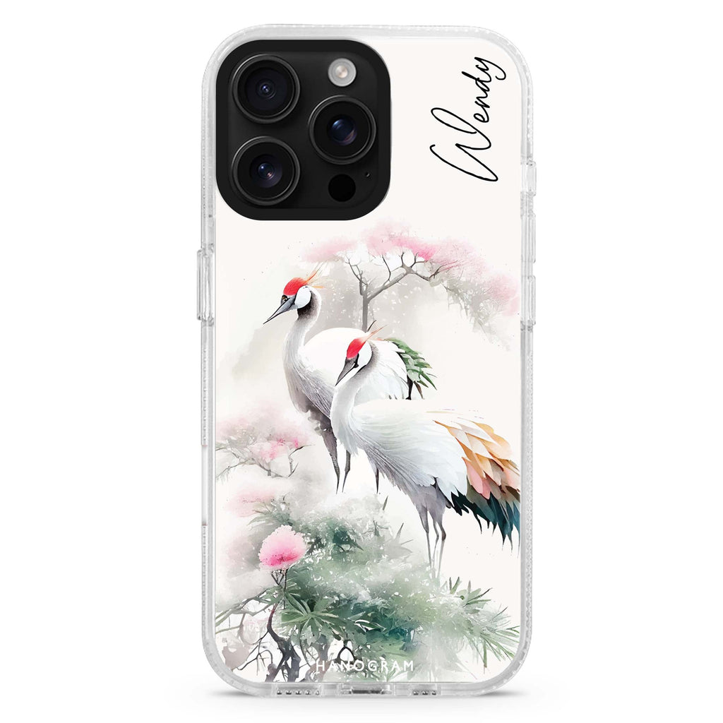 Abstract People MagSafe Compatible iPhone 16 Pro Ultra Clear Case - Personalized and Stylish Protection