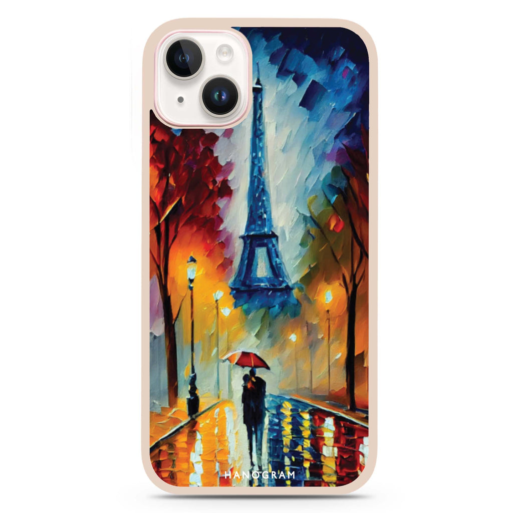 Romantic Paris iPhone 15 Impact Guard Bumper Case