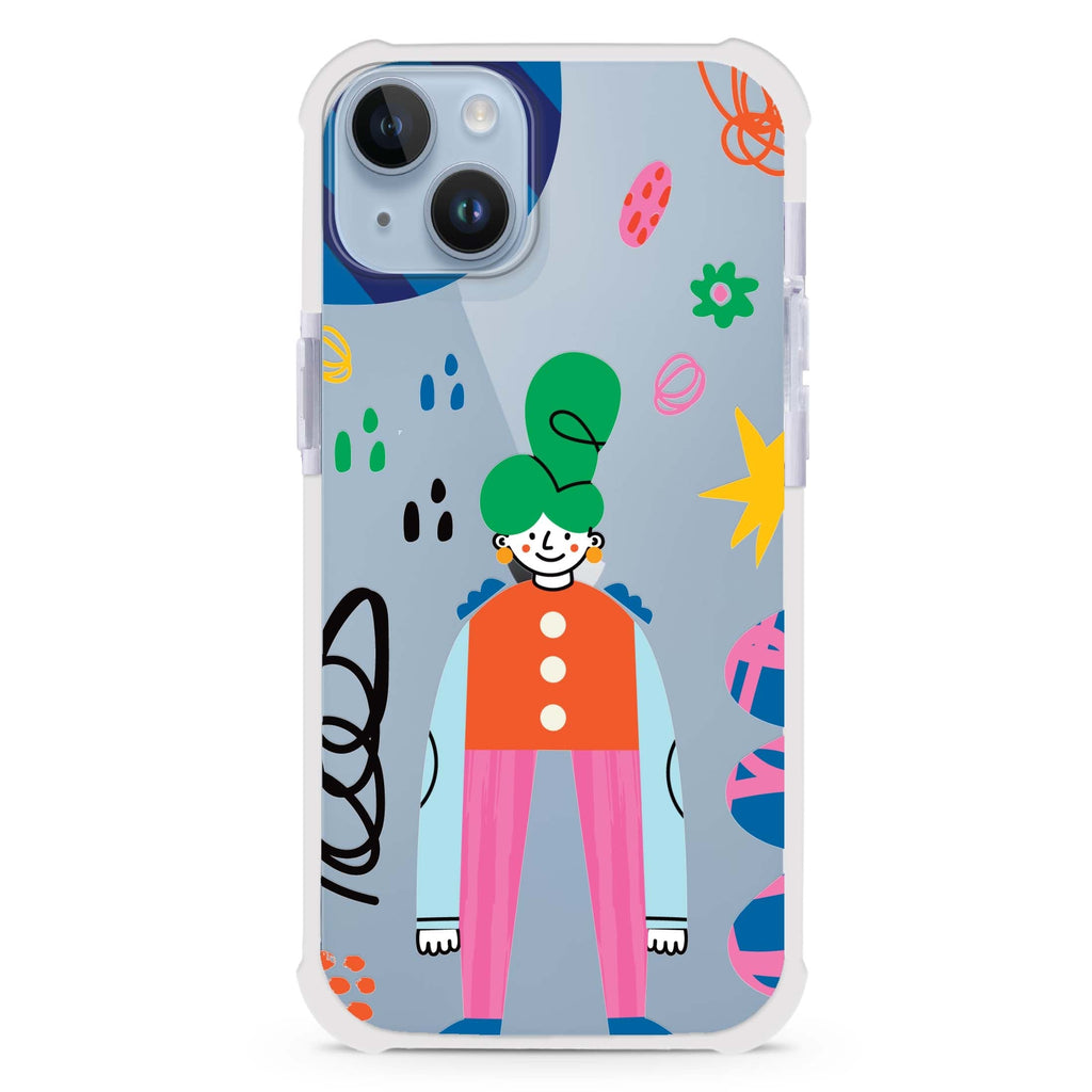 Abstract People iPhone 15 Plus Ultra Shockproof Case