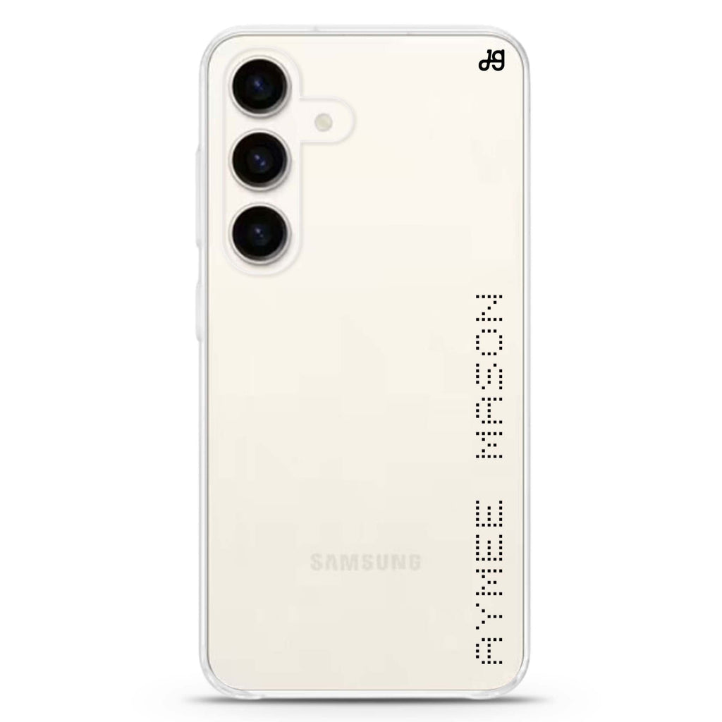 Digital Name Samsung Galaxy Ultra Clear Case