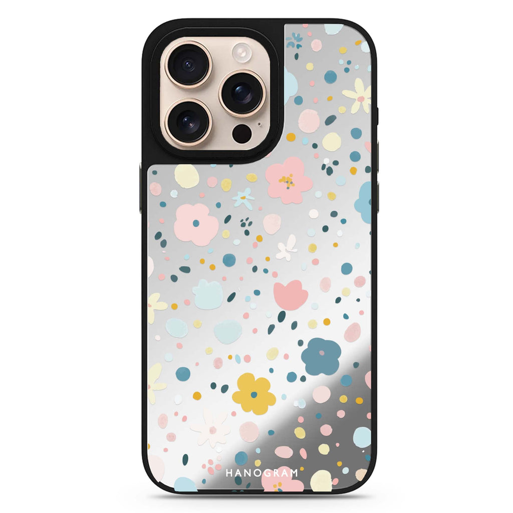 Sugar Bloom MagSafe compatible mirror case for iPhone 16/15/14 Pro Max and Pro, main view
