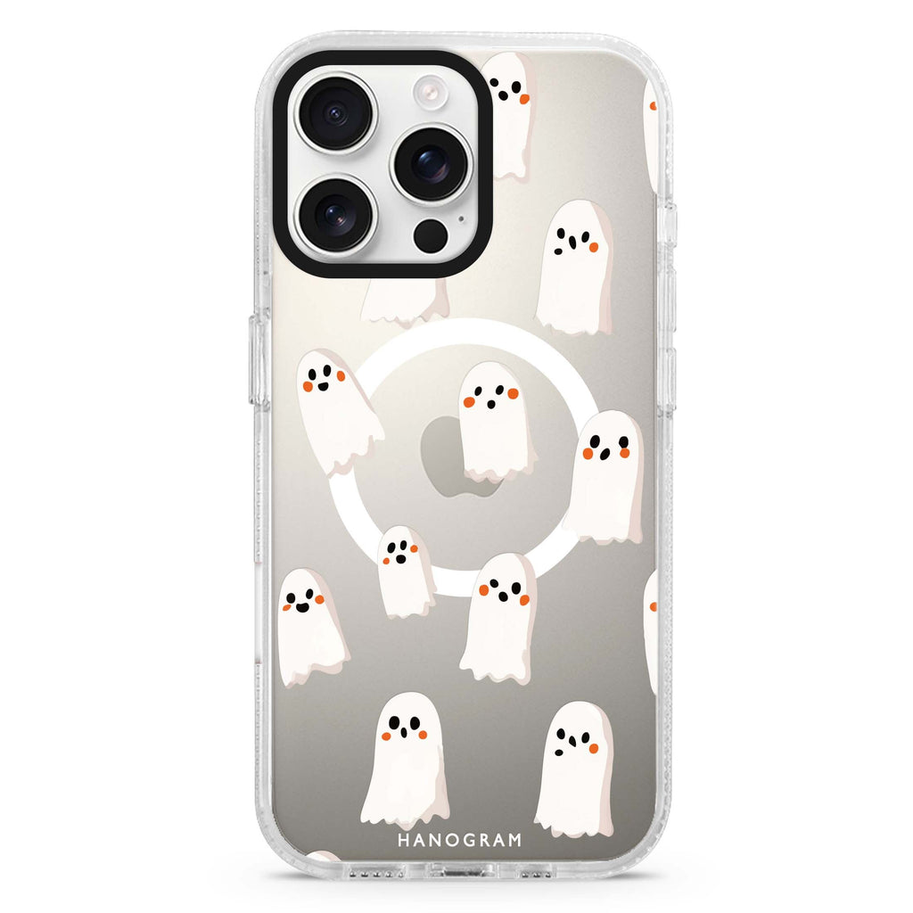 Midnight Ghosties MagSafe Compatible Ultra Clear Case