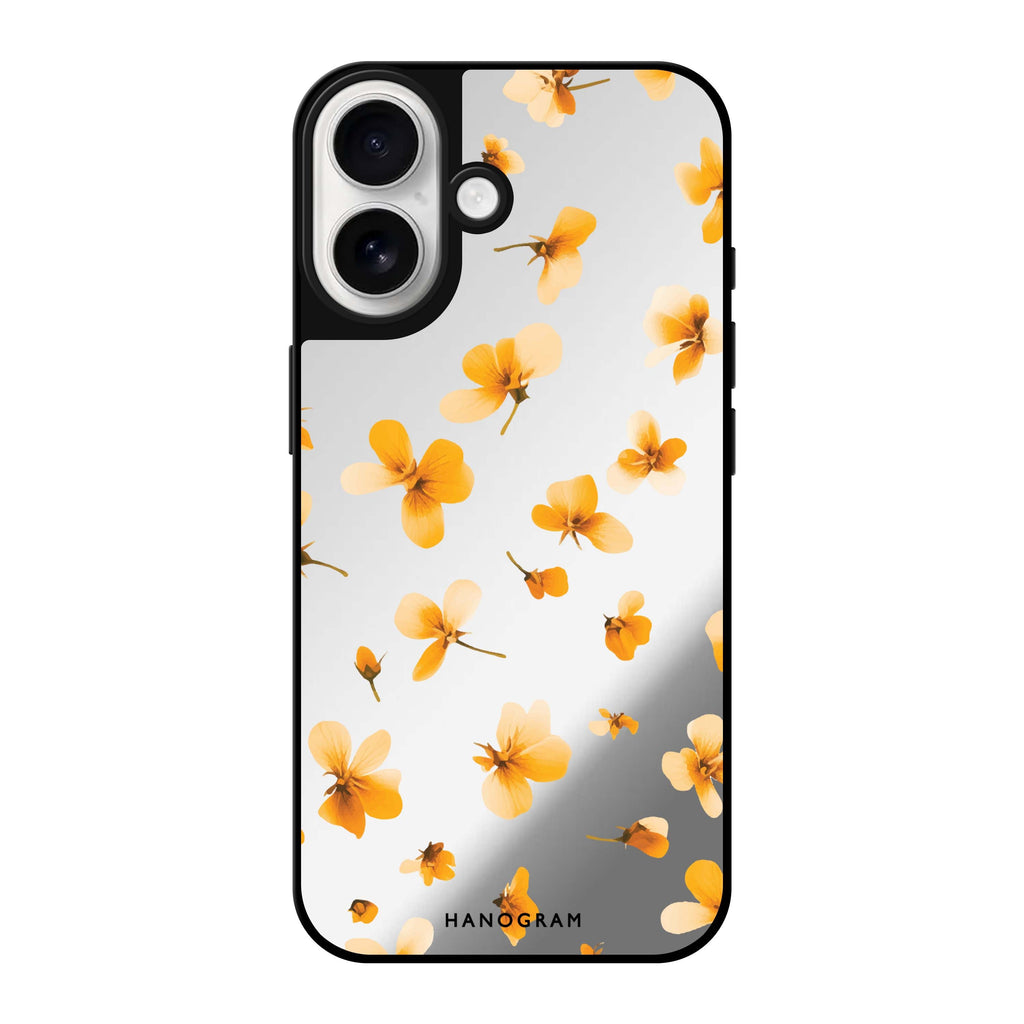 Reflective iPhone 16 Mirror Case –Golden Drift iPhone Design