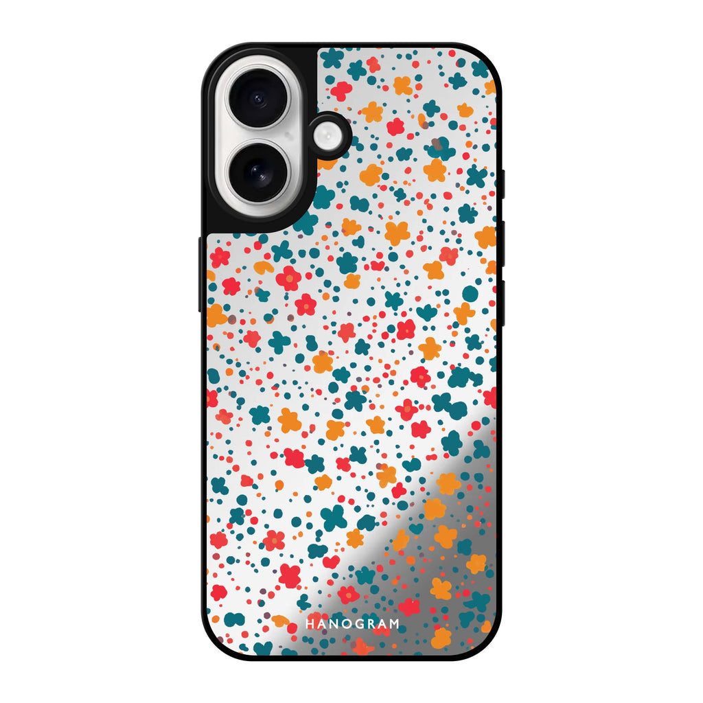 Reflective iPhone 16 Mirror Case –Vintage Sprig iPhone Design