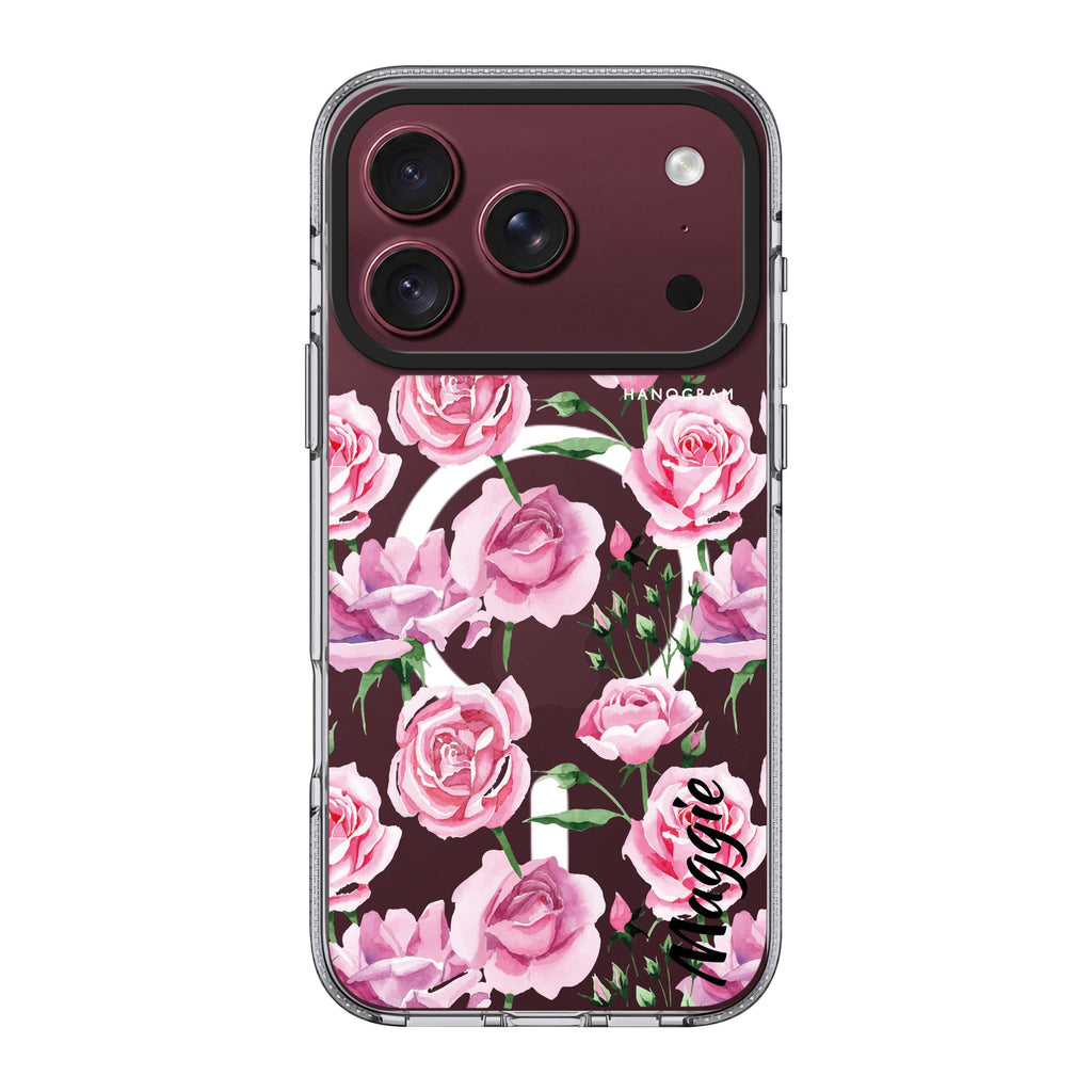 Pink Rose Ultra Clear Case