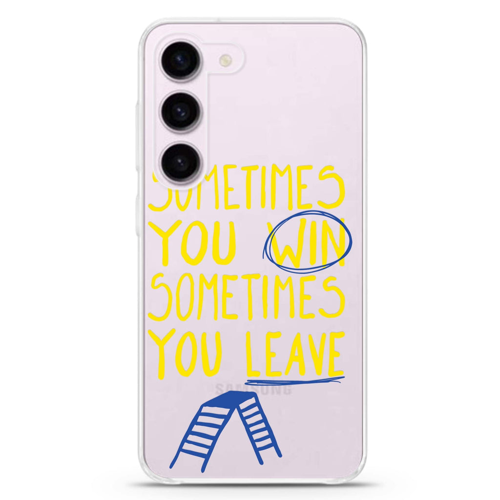 Sometimes ultra-clear case for Samsung Galaxy S23/S22, front view