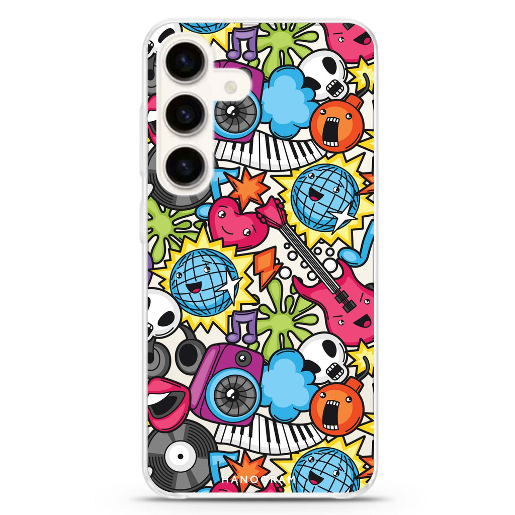 Music Time Samsung Galaxy Ultra Clear Case