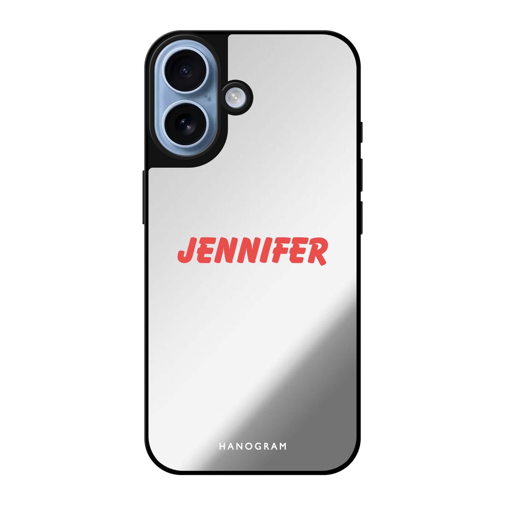 Reflective iPhone 16 Mirror Case –NameGlow Design