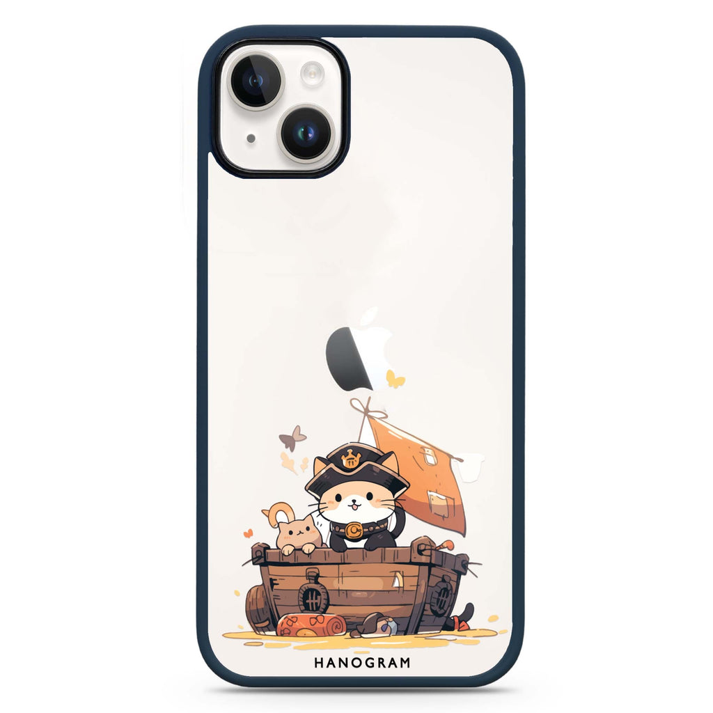 Feline Corsair iPhone 15 Plus Impact Guard Bumper Case