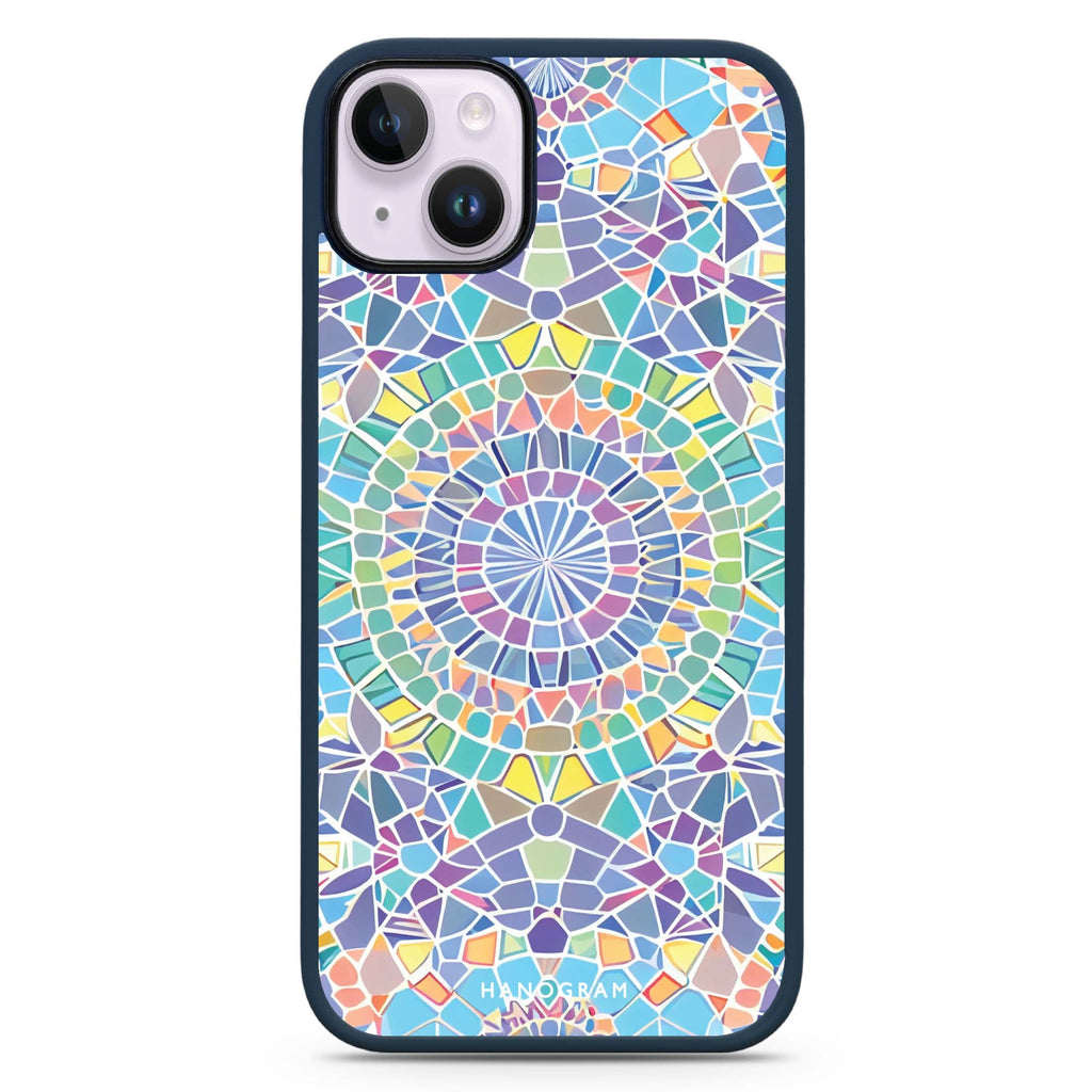 Mosaic artwork iPhone 15 Plus Impact Guard Bumper Case