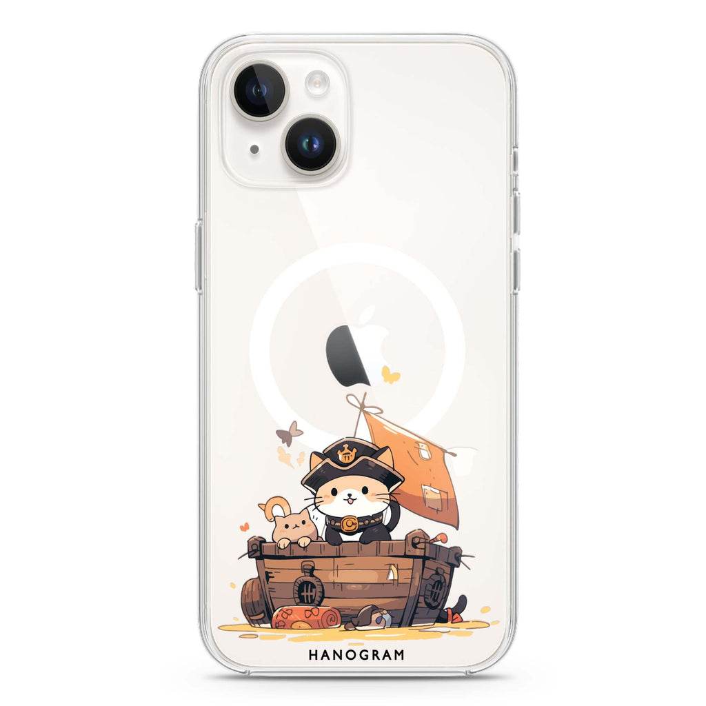 Feline Corsair iPhone 14 Plus MagSafe Compatible Ultra Clear Case