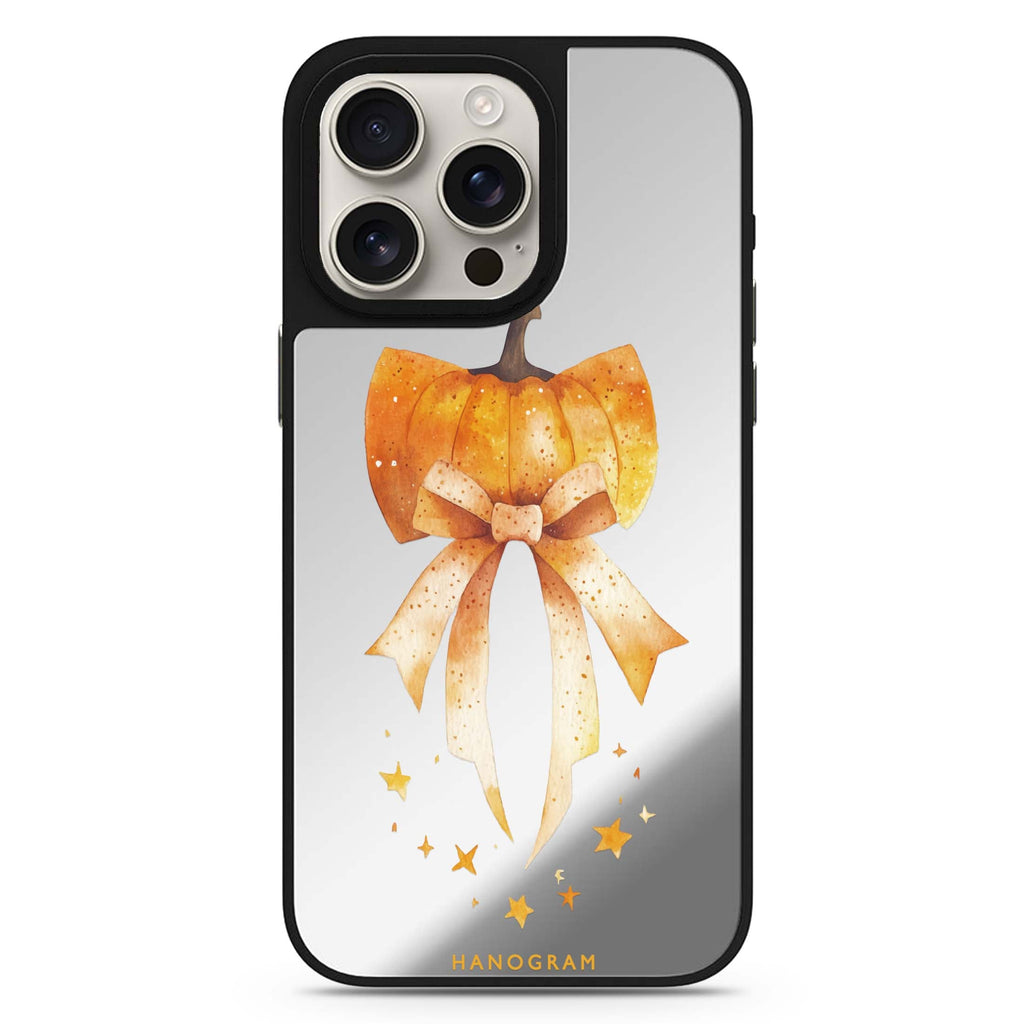 Starlit Spells & Bows cute aesthetic design iPhone 16/15/14 Pro Max & Pro mirror case