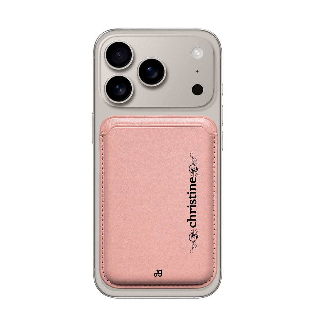Grand Custom Name custom name MagSafe wallet for iPhone, personalized magnetic card holder, main view