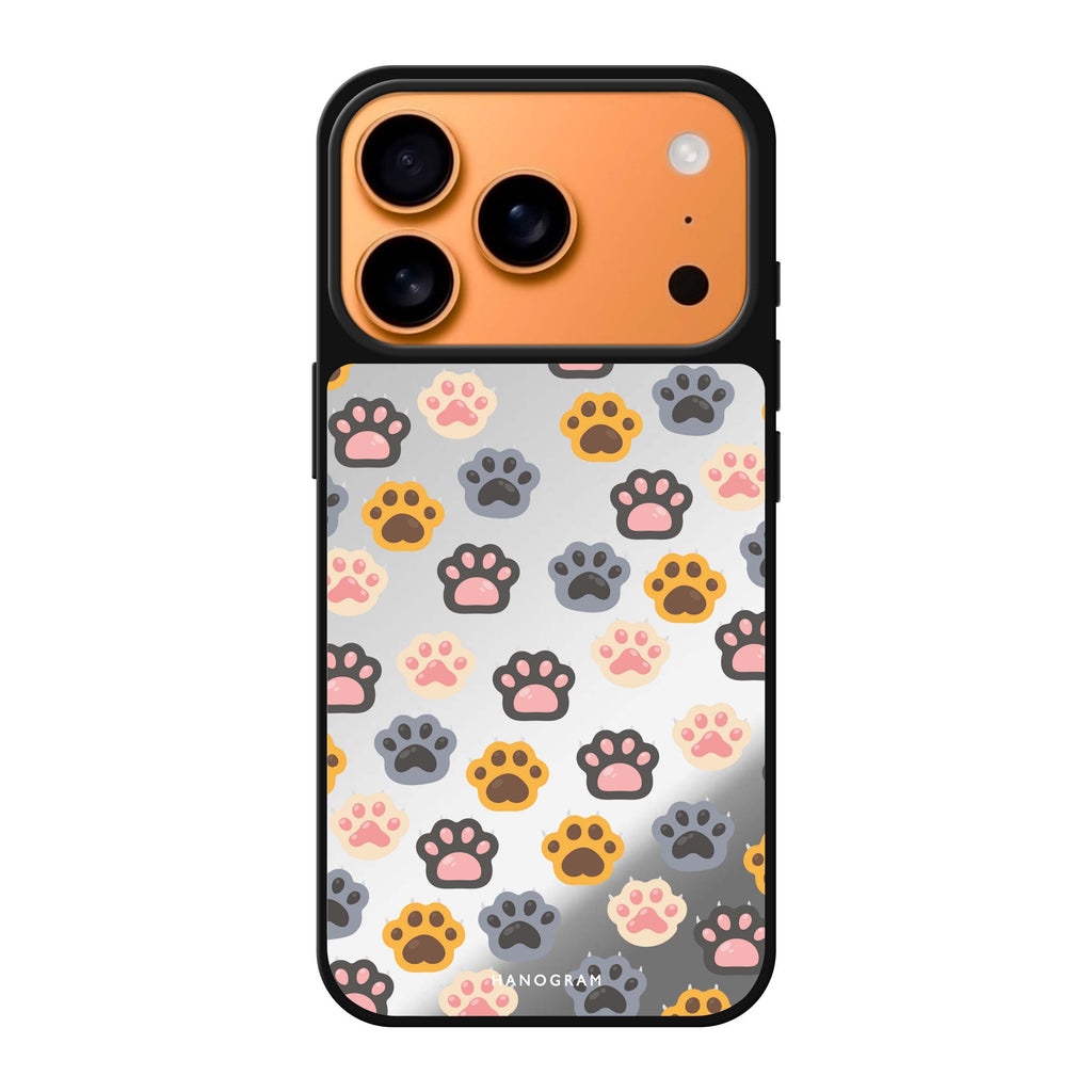 Paws & Pads animal iPhone 17 Pro Max mirror case