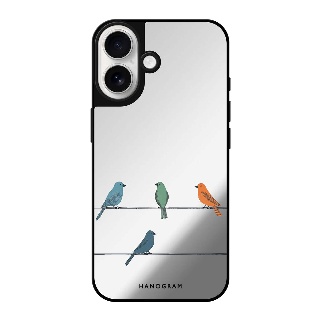Reflective iPhone 16 Mirror Case –Three Little Hues Design