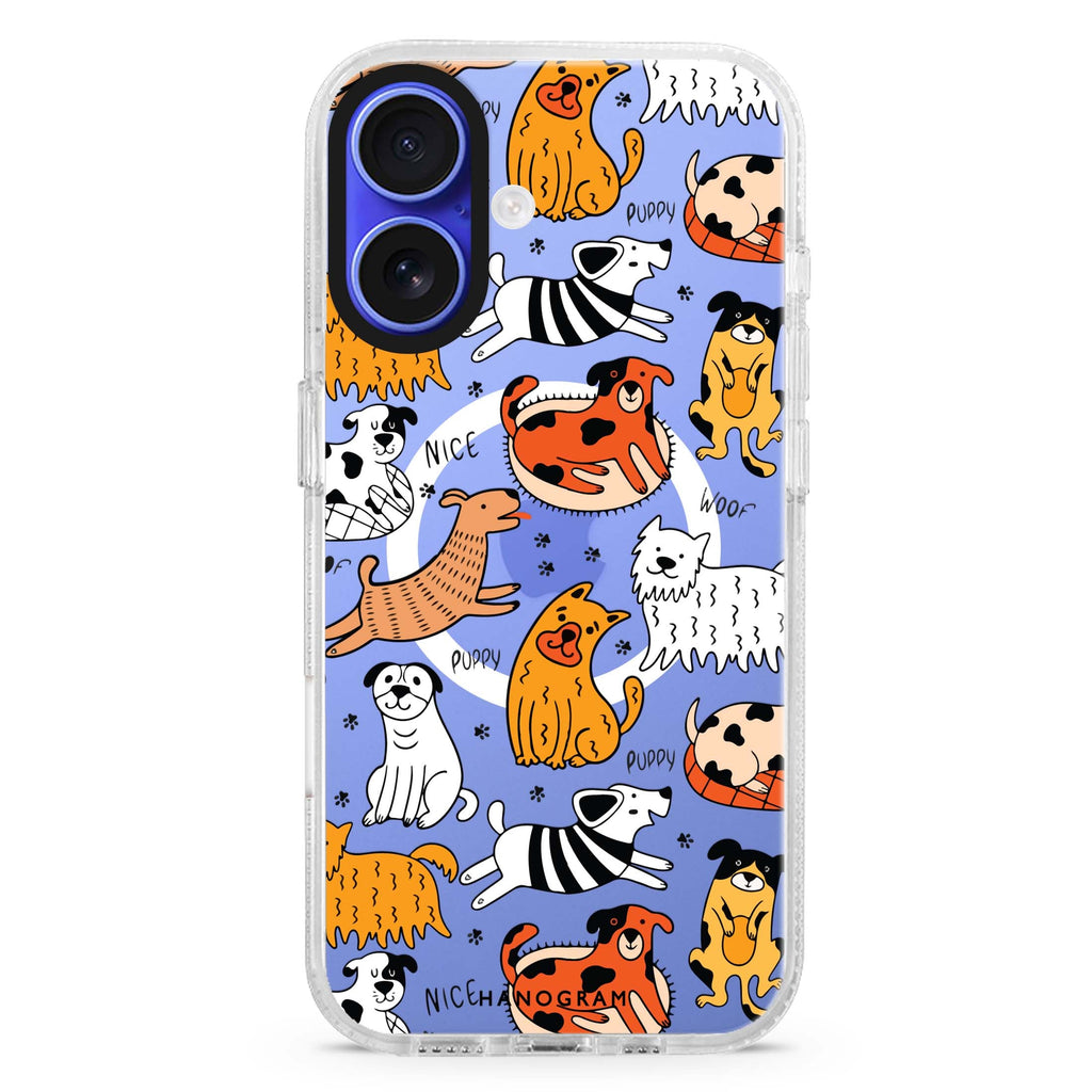 Furry Friends MagSafe Compatible iPhone 16 Ultra Clear Case - Personalized and Stylish Protection