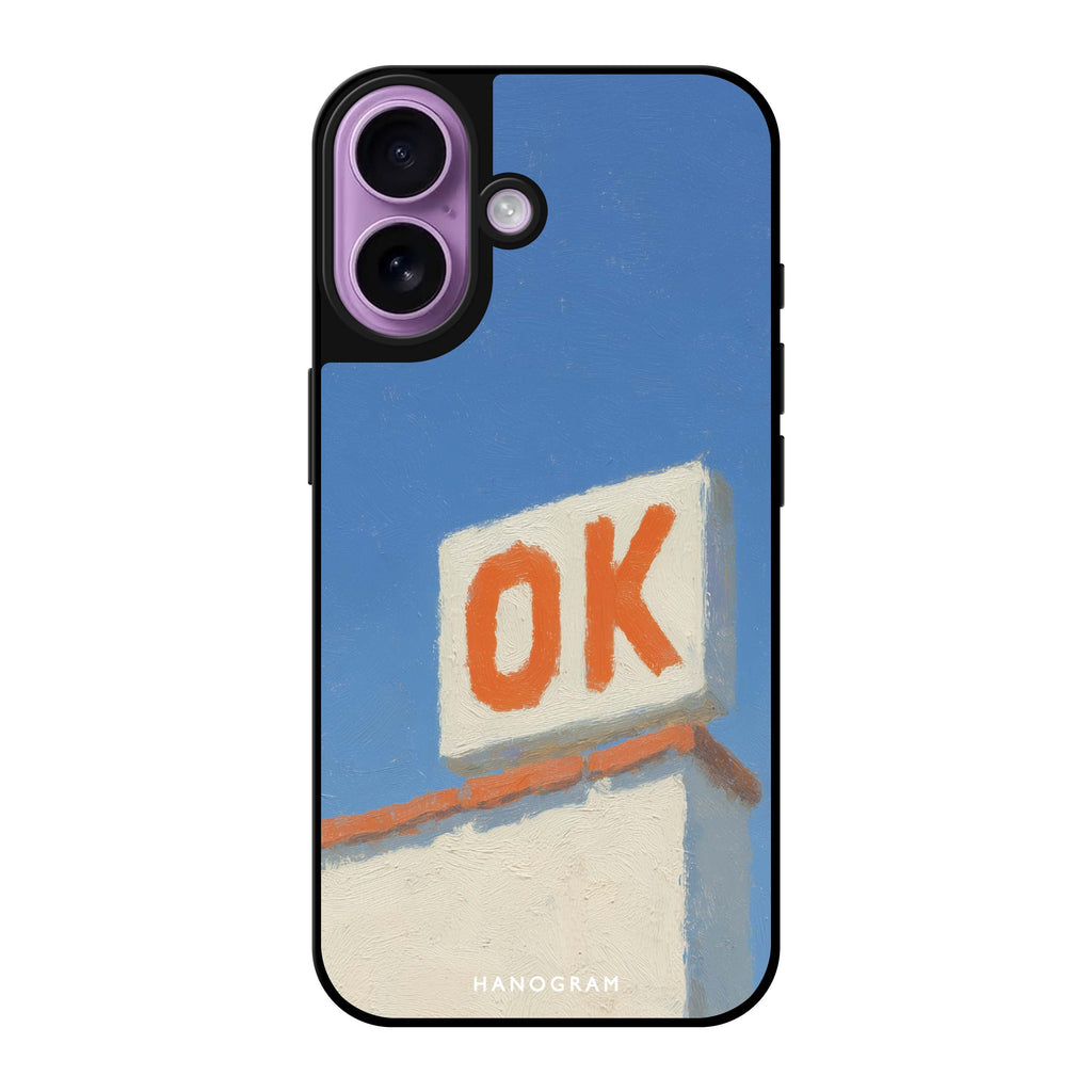 Reflective iPhone 16 Mirror Case –Sky Says OK Design