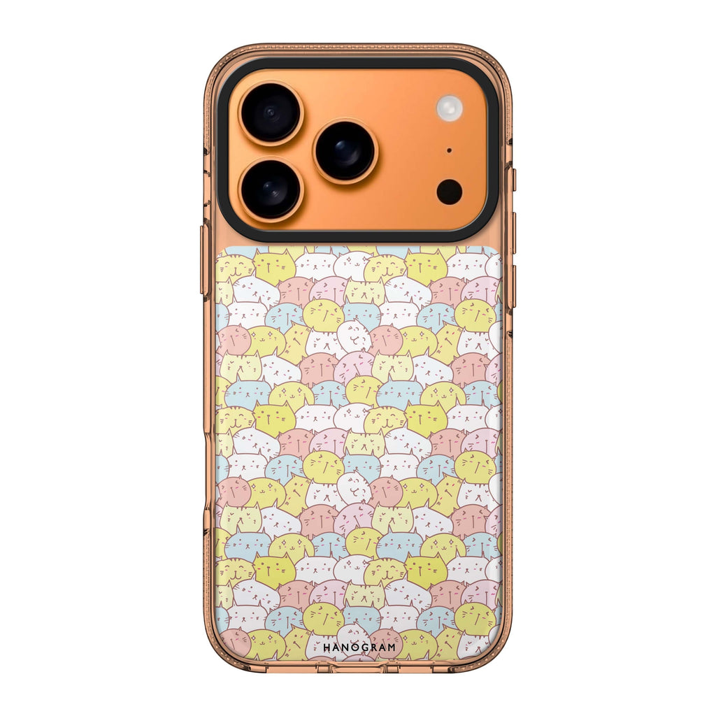 Meow Melodies cat animal cute iPhone 17 Pro Max ultra clear case