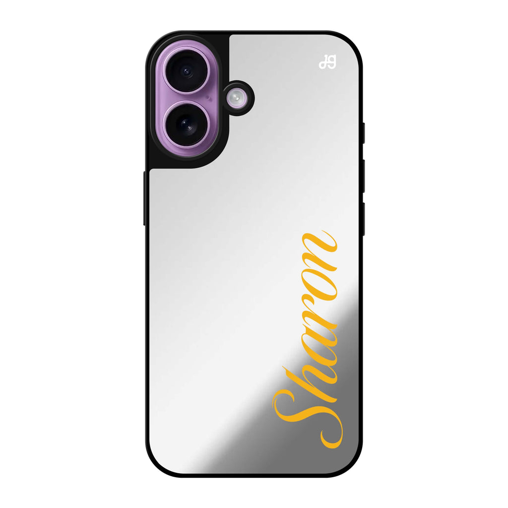 Reflective iPhone 16 Mirror Case –SleekSignature Design