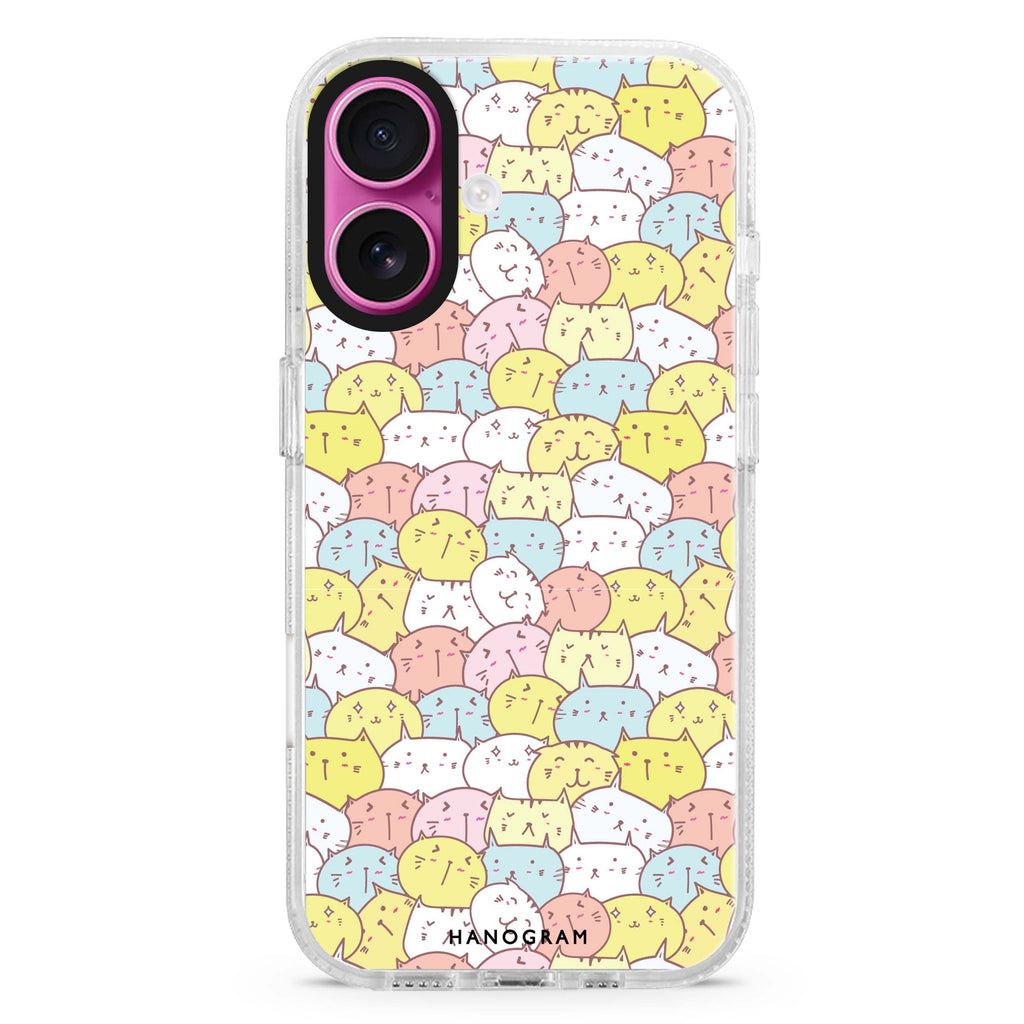 Meow Melodies MagSafe Compatible iPhone 16 Ultra Clear Case - Personalized and Stylish Protection