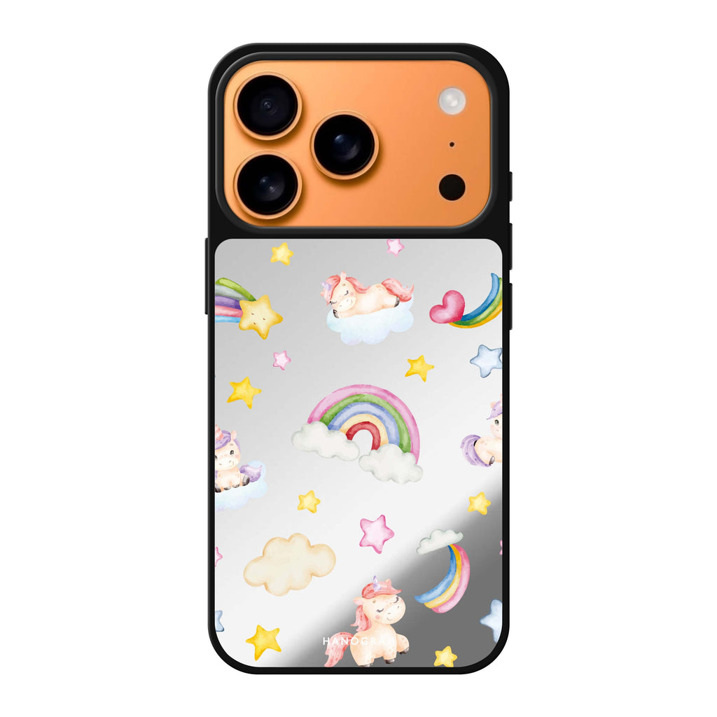 Magic Mane Marvels whimsical iPhone 17 Pro Max mirror case