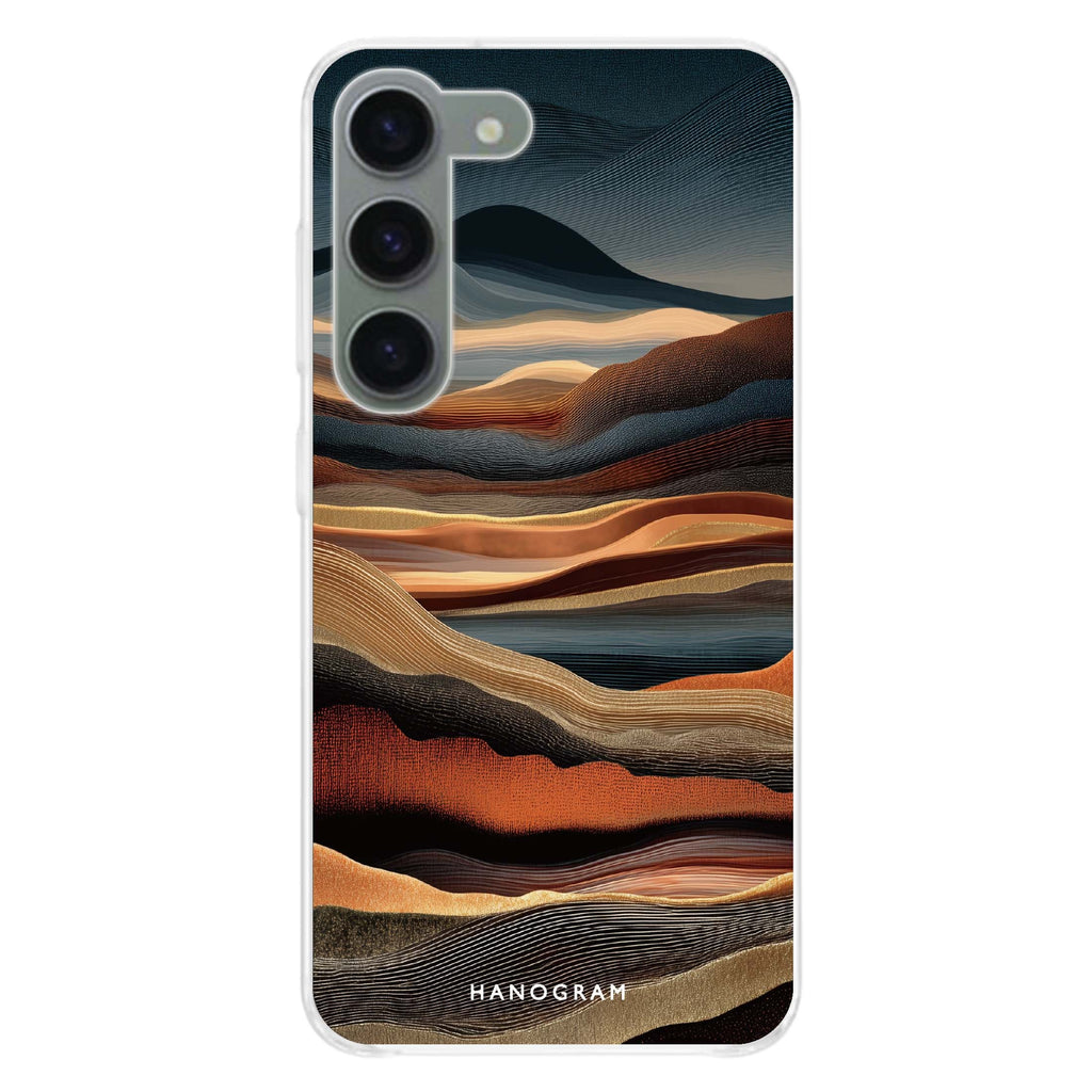 Ancestral Circuit ultra-clear case for Samsung Galaxy S23/S22, front view