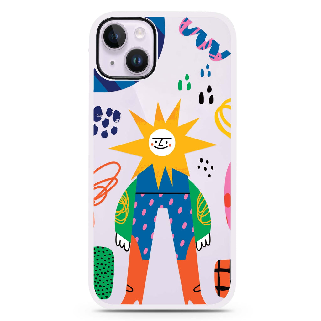 Abstract People iPhone 15 Impact Guard Bumper Case