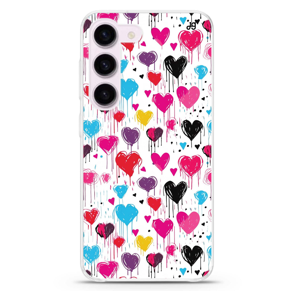 Drip Embrace ultra-clear case for Samsung Galaxy S23/S22, front view