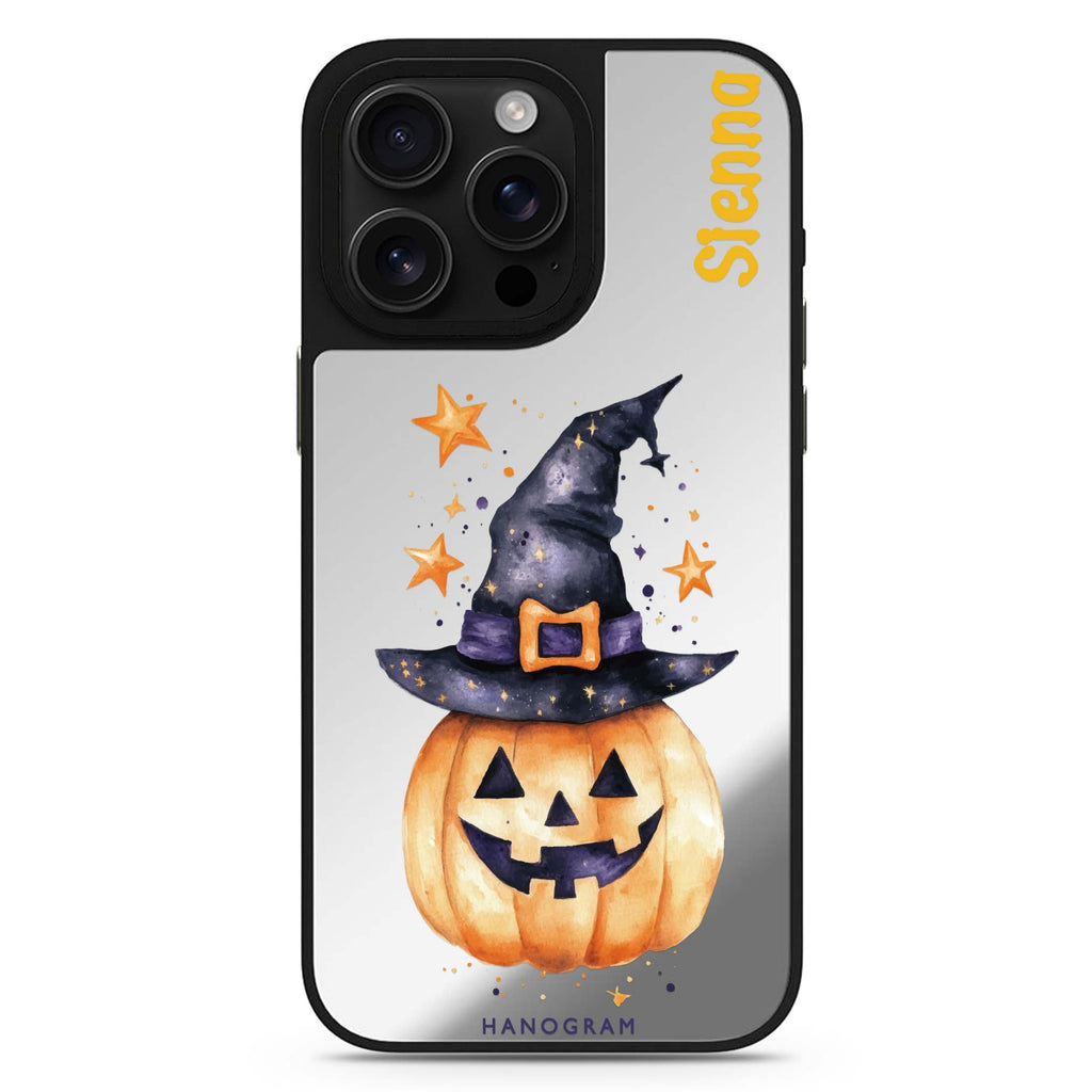 Spooky Star Bows personalized name MagSafe mirror case for iPhone 16/15/14 Pro Max and Pro, main view