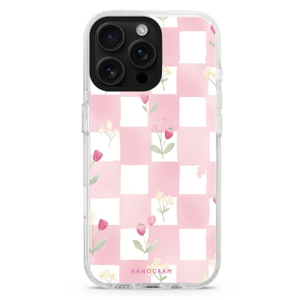 Strawberry Mist iPhone Ultra Clear Case