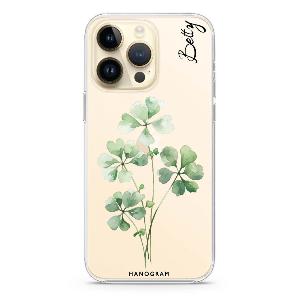 Luck's Leaf iPhone 13 Pro Ultra Clear Case