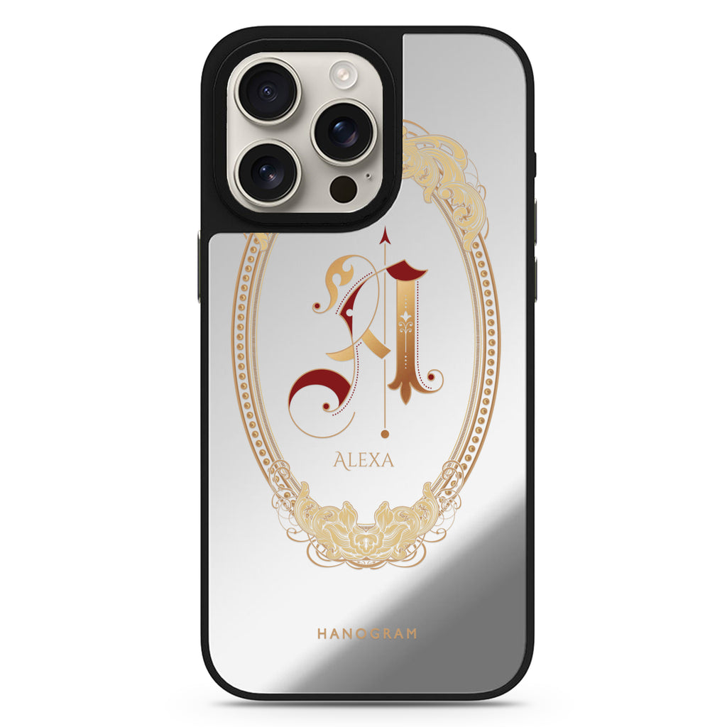 Gothic Ornamental MagSafe compatible mirror case for iPhone 16/15/14 Pro Max and Pro, main view