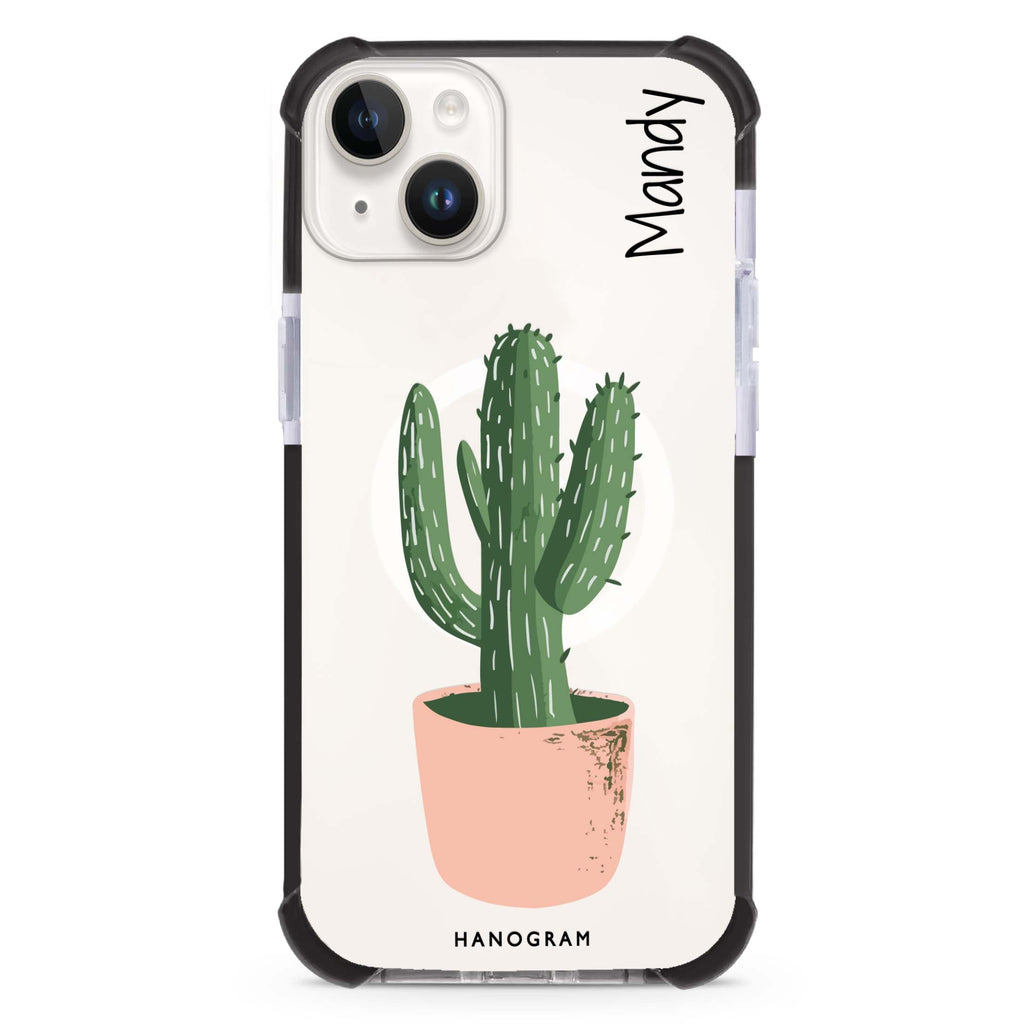 Cacti Delight iPhone 15 Plus MagSafe Compatible Ultra Shockproof Case