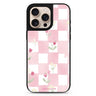 Strawberry Mist food-inspired design iPhone 16/15/14 Pro Max & Pro mirror case