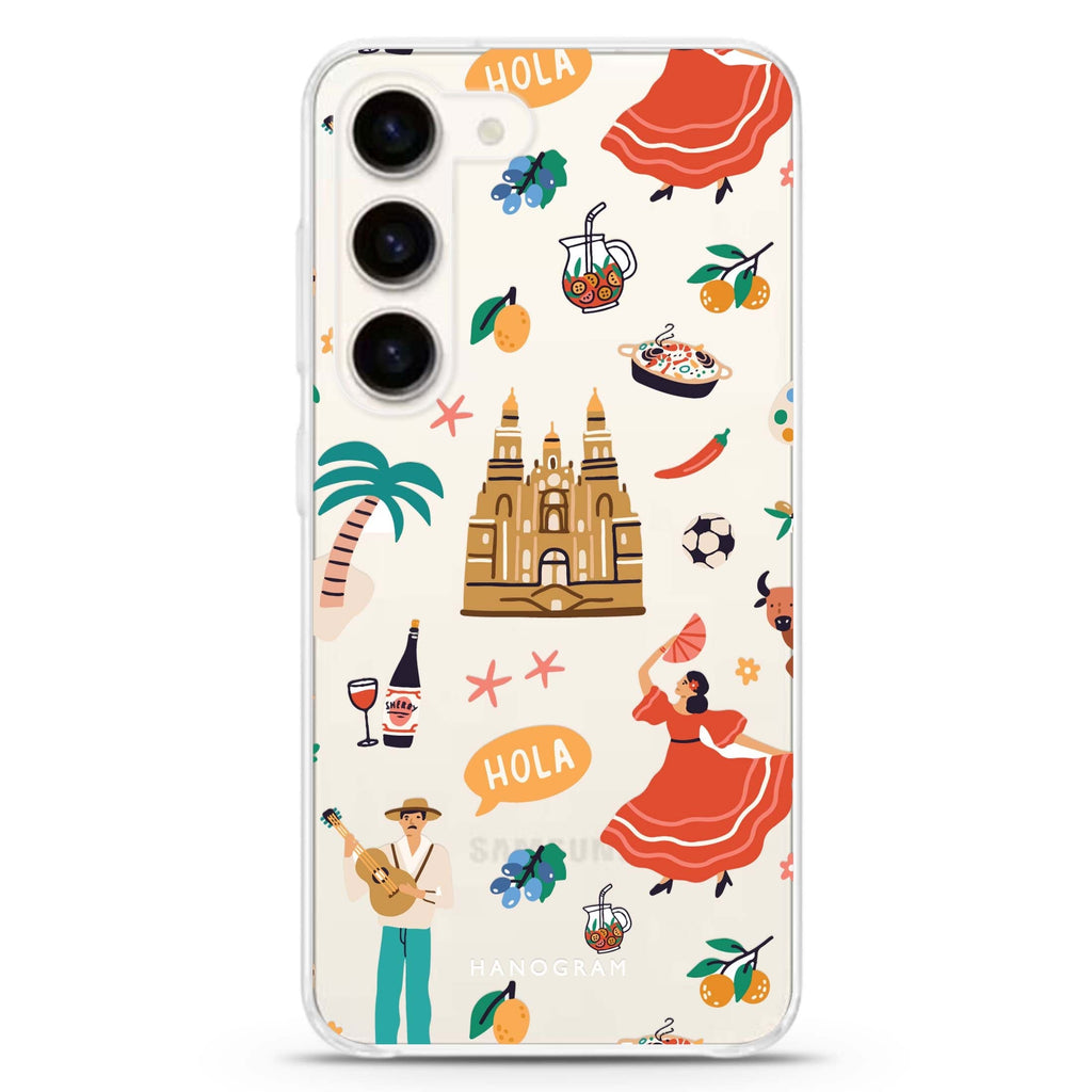 HOLA ultra-clear case for Samsung Galaxy S23/S22, front view