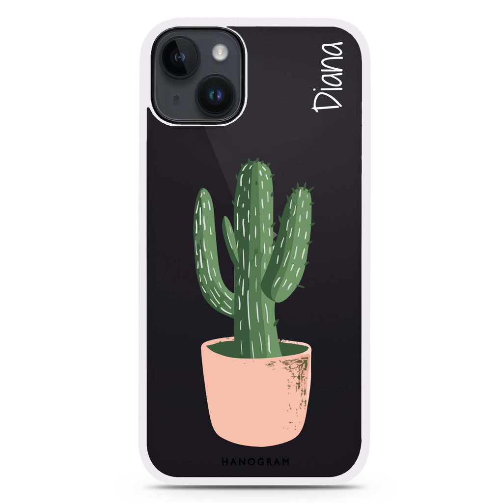 Cacti Delight iPhone 15 Plus Impact Guard Bumper Case