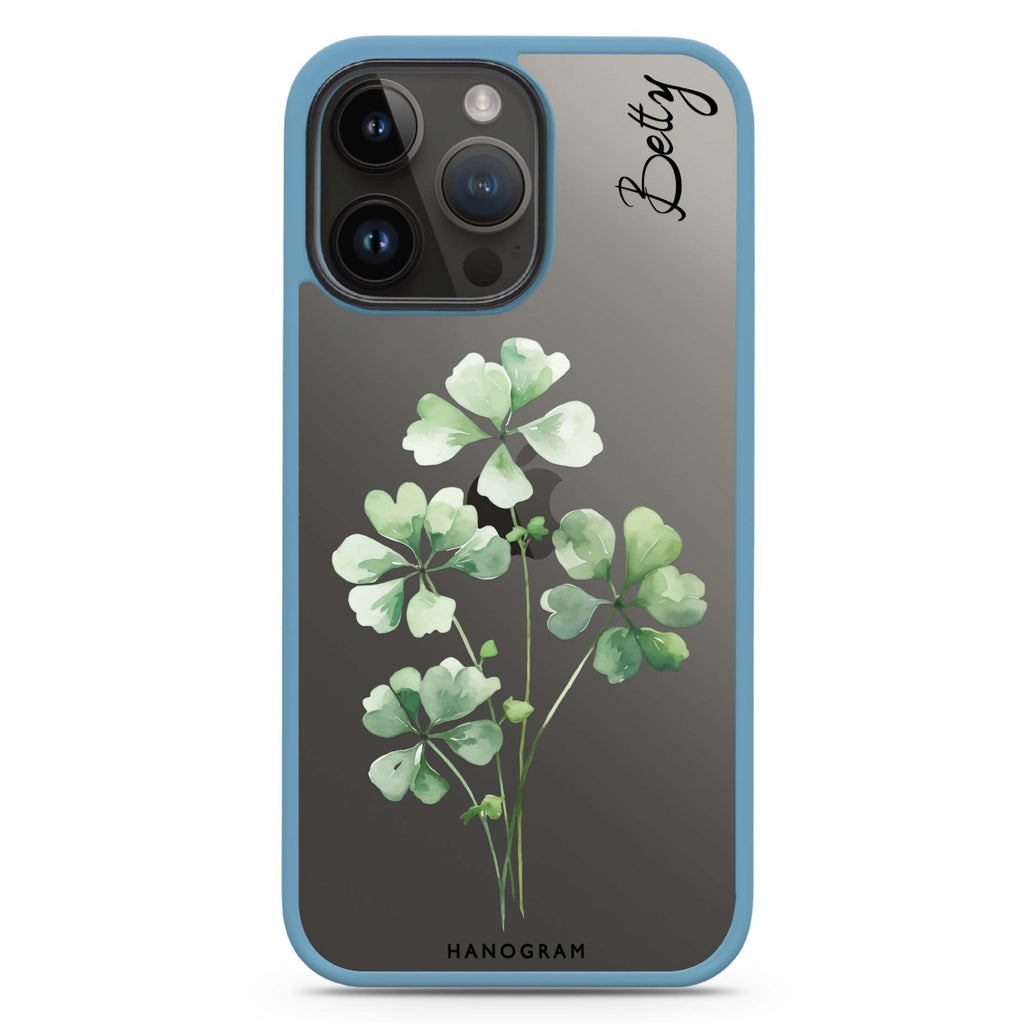 Luck's Leaf iPhone 14 Pro Impact Guard Bumper Case