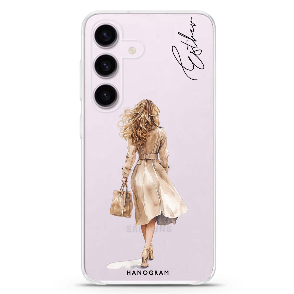 Trench Walk Samsung Galaxy Ultra Clear Case