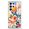 Bloom Brushwork Samsung Galaxy S26/S25/S24/S23/S22 Ultra ultra clear case, transparent design, main view