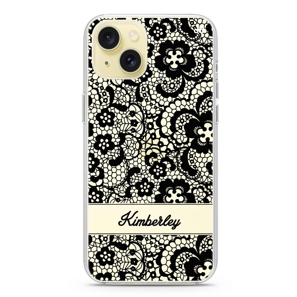 My Lace iPhone 15 plus Ultra Clear Case