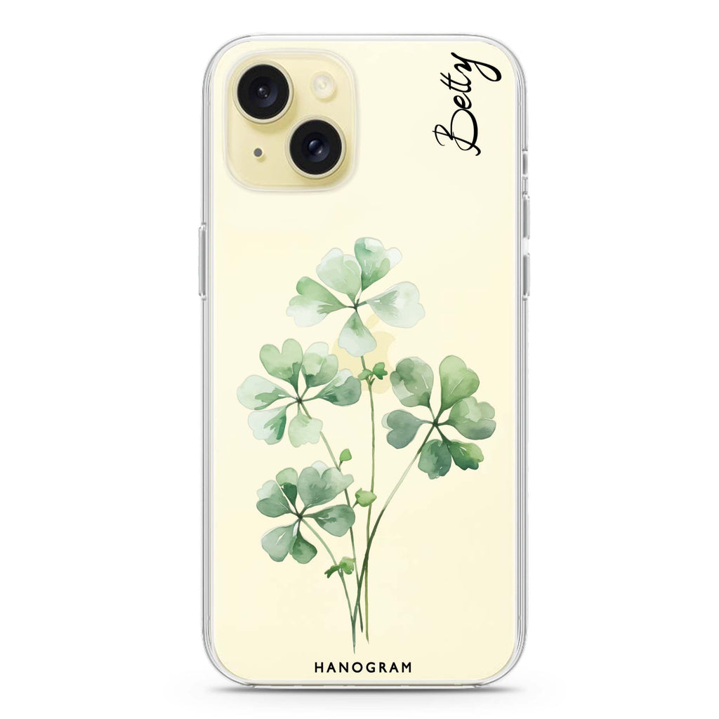 Luck's Leaf iPhone Ultra Clear Case
