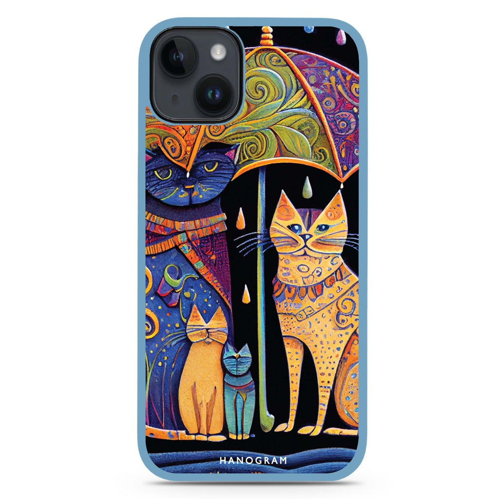 Raining Cat iPhone 15 Plus Impact Guard Bumper Case