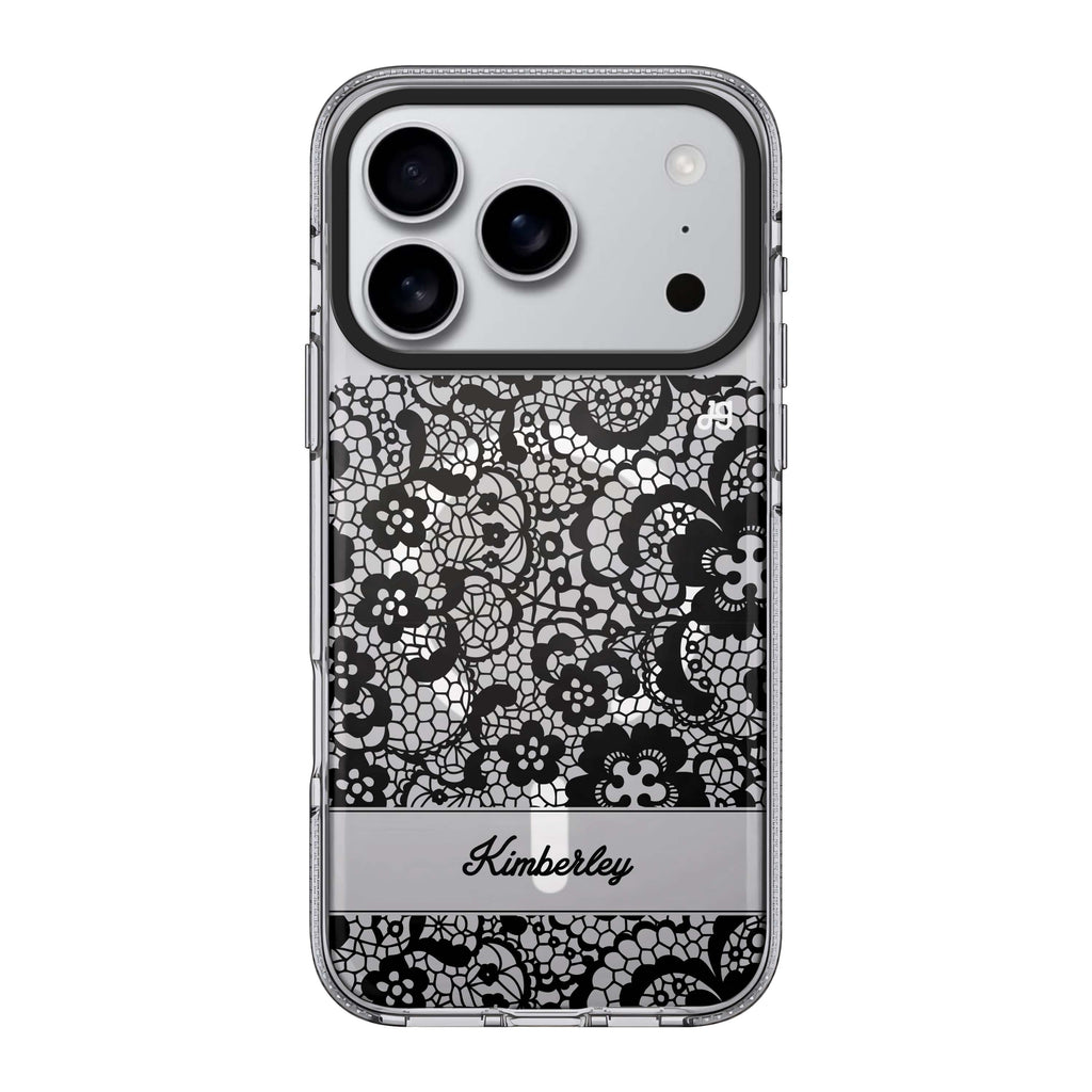 My Lace personalized name fashion iPhone 17 Pro Max ultra clear case