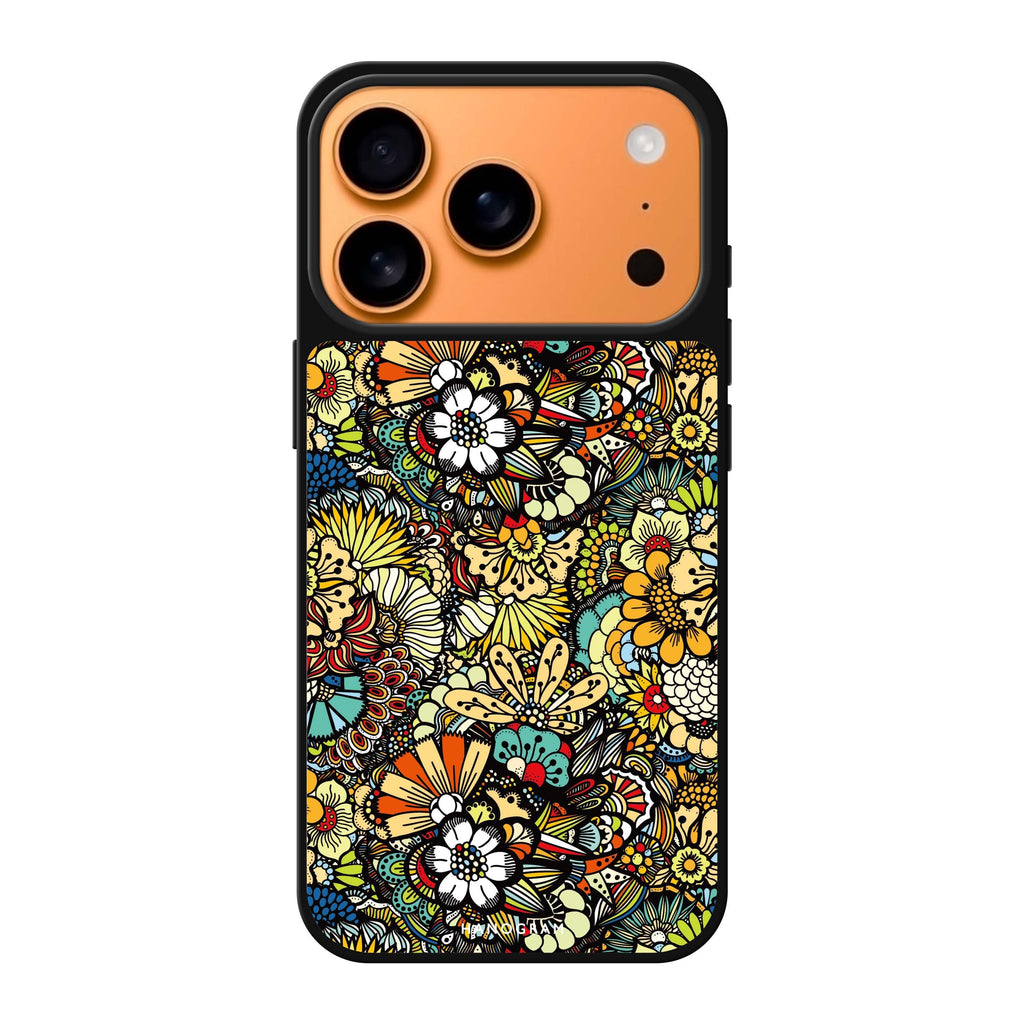 Blooming Harmony spring flower floral iPhone 17 Pro Max mirror case