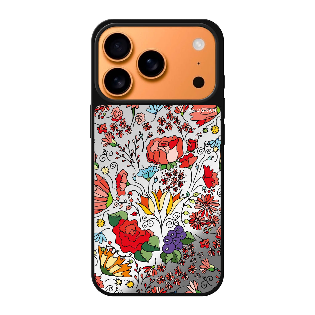 Petal Poetry flower floral iPhone 17 Pro Max mirror case