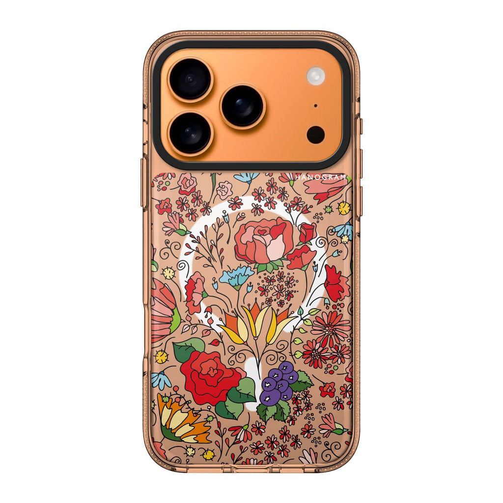 Petal Poetry flower floral iPhone 17 Pro Max ultra clear case