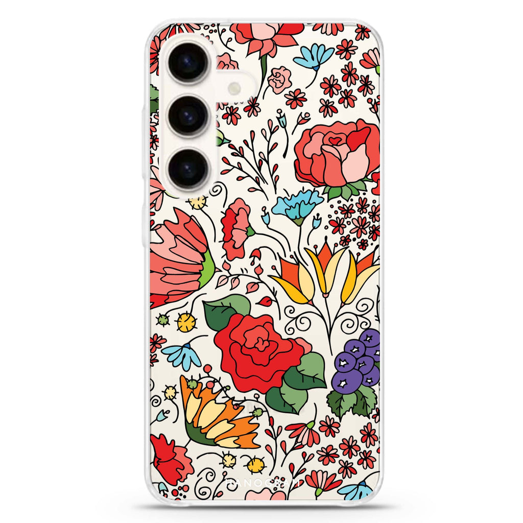 Petal Poetry Samsung Galaxy Ultra Clear Case