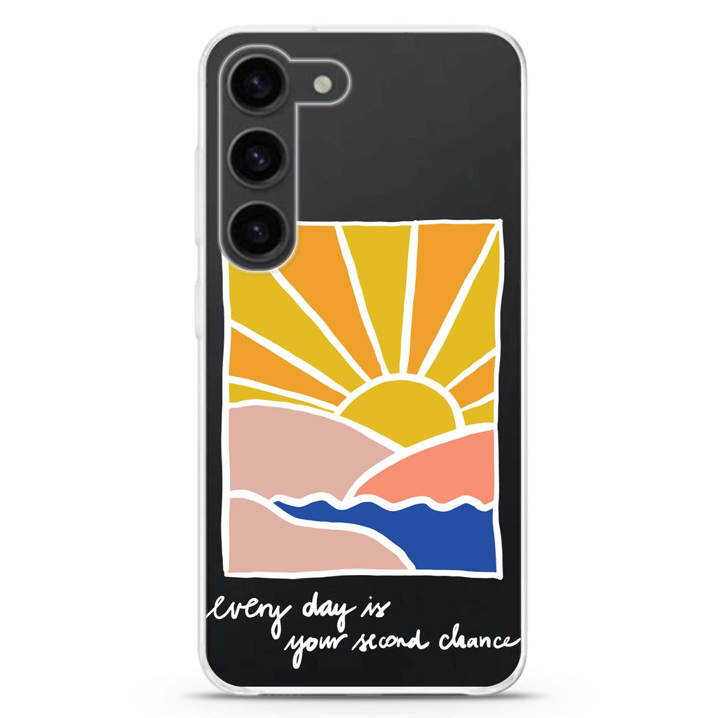 Have a good day ultra-clear case for Samsung Galaxy S23/S22, front view