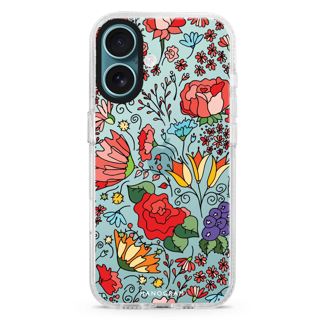 Petal Poetry iPhone 16 Plus Ultra Clear Case