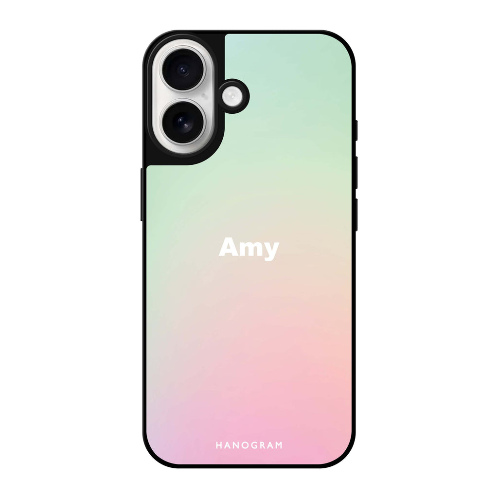 Reflective iPhone 16 Mirror Case –Dreamy Pastel Design